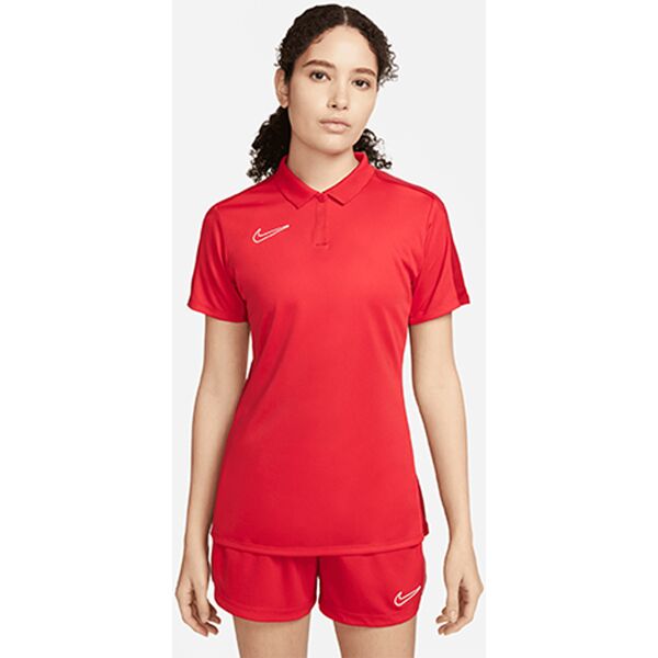 nike polo academy 23 rosso per donne dr1348-657 l