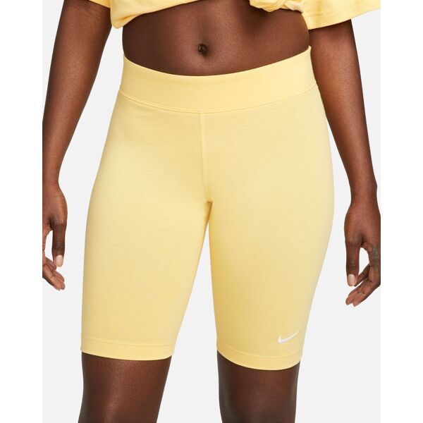 nike ciclista sportswear giallo per donne cz8526-795 s