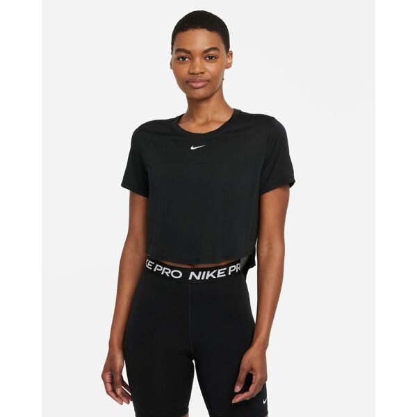 nike crop top one nero donne dd4954-010 s