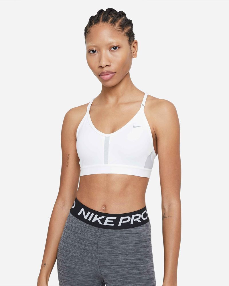 Nike Reggiseno sportivo Indy Bianco per Donne CZ4456-100 XS