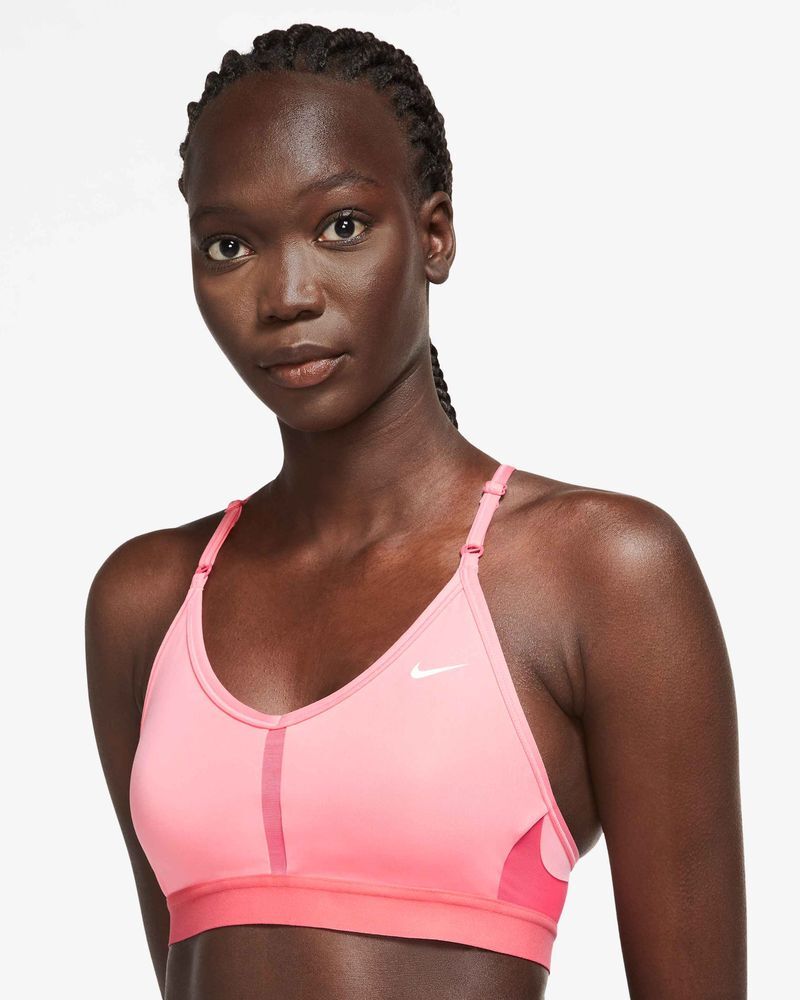 Nike Reggiseno sportivo Indy Rosa Fucsia per Donne CZ4456-612 S