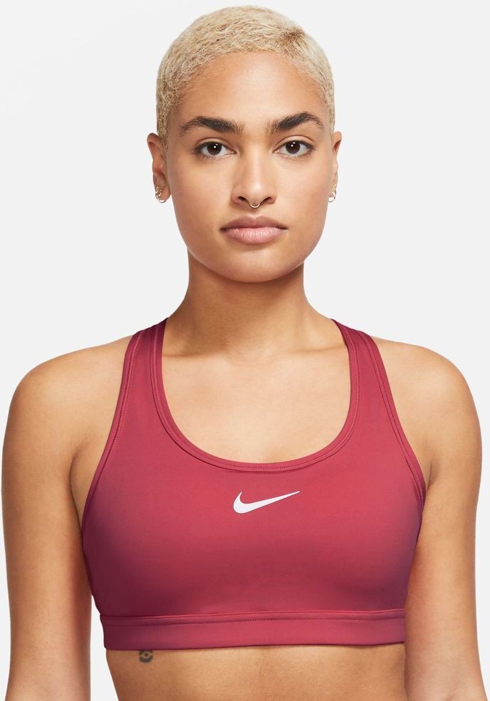 Nike Reggiseno sportivo Swoosh Rosso Donne DX6821-648 XS