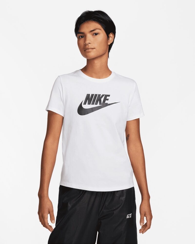 Nike Maglietta Sportswear Essential Bianco Donne DX7906-100 M