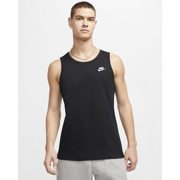 nike canotta sportswear nero uomo bq1260-010 2xl