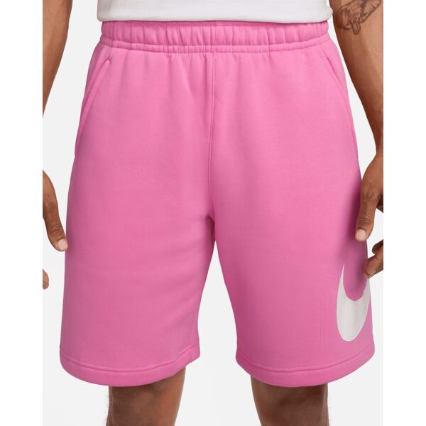 nike pantaloncini sportswear club rosa e bianco uomo bv2721-675 m