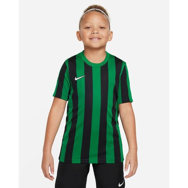nike maglia striped division iv verde e nero per bambino cw3819-302 s