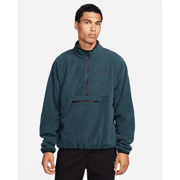 nike top 1/2 zip club+ verde uomo dx0525-328 xl