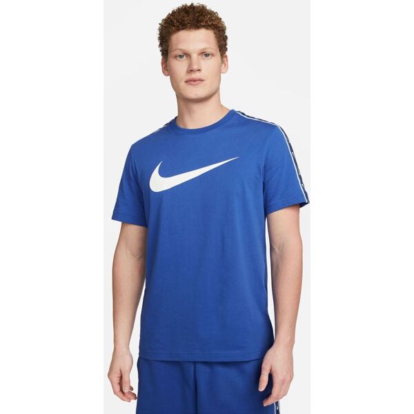 nike maglietta repeat blu uomo dx2032-480 m