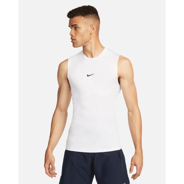 nike canotta da training pro bianco uomo fb7914-100 s