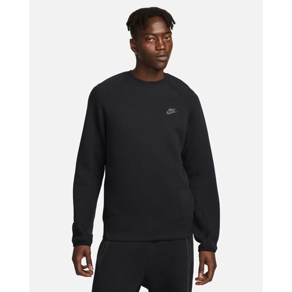 nike felpa sportswear tech fleece nero uomo fb7916-010 m