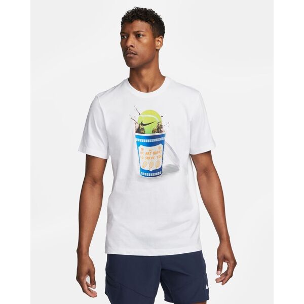 nike top da tennis court bianco uomo fj1500-100 xl