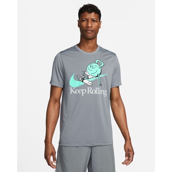 nike maglietta da training dri-fit grigio uomo fj2452-065 s