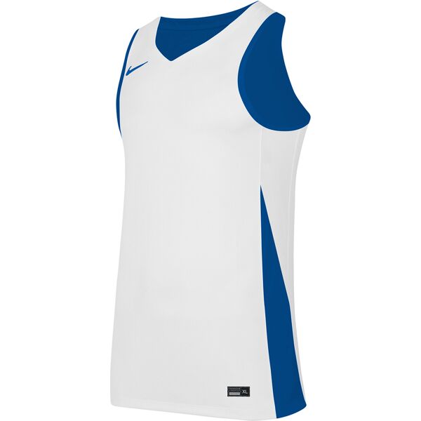 nike maglia da basket reversibile team blu reale e bianco bambino nt0204-463 s