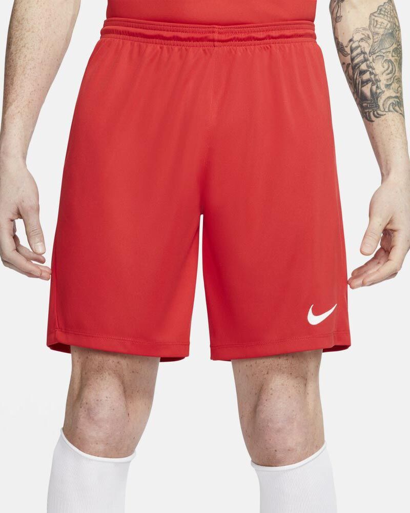 nike pantaloncini park iii rosso uomo bv6855-657 l