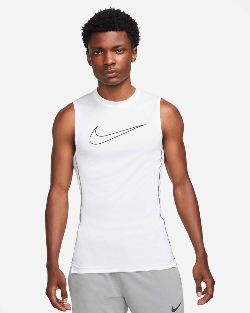 nike maglia compressione pro bianco per uomo dd1988-100 xl