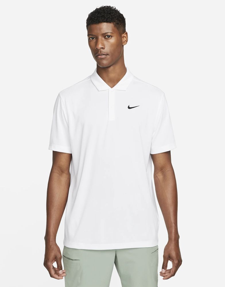 nike polo da tennis court bianco per uomo dh0857-100 xl