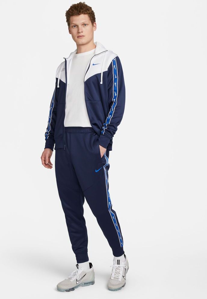 nike pantaloni da jogging repeat blu navy uomo dx2027-411 xl