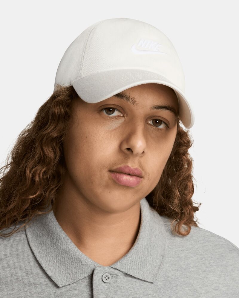 nike cappello club crema bianco adulto fb5368-133 l/xl