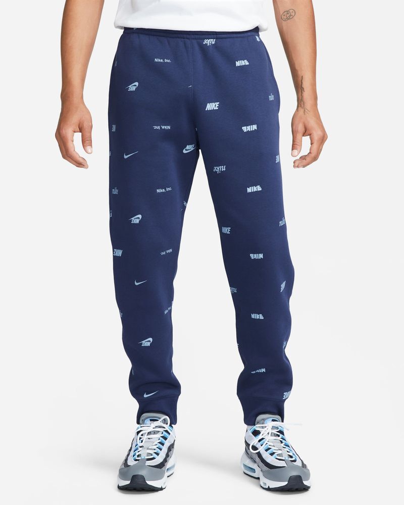 nike pantaloni da jogging club blu navy uomo fb7437-410 xl