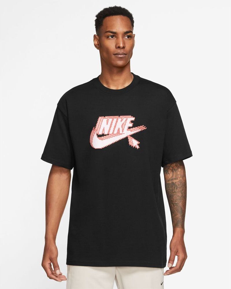 Nike Maglietta Sportswear Nero Uomo FD1296-010 S