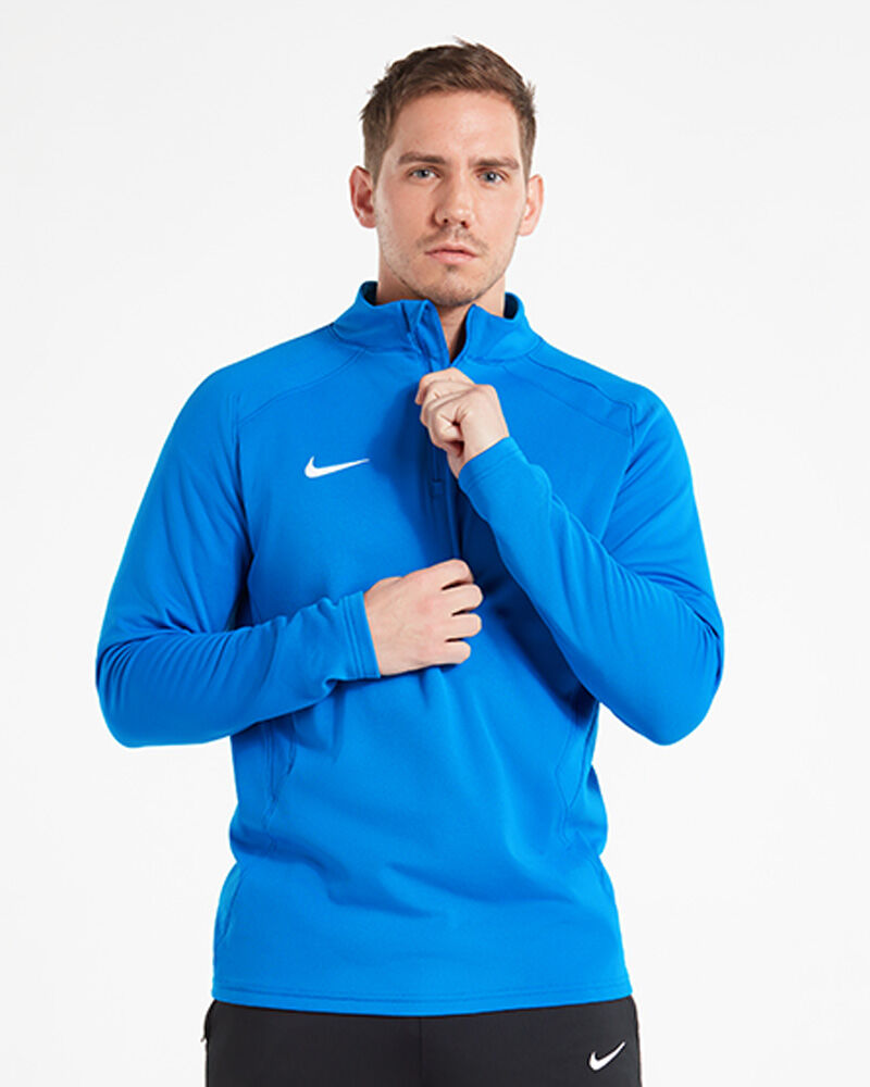 Nike Maglia da calcio per allenamento (1/4) Training Blu Navy Uomo 0338NZ-463 2XL