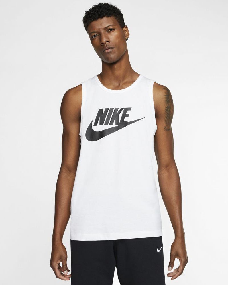 Nike Canotta Sportswear Bianco per Uomo AR4991-101 S