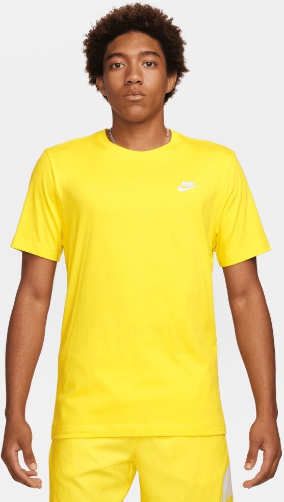 Nike Maglietta Sportswear Club Giallo Pallido Uomo AR4997-718 XS