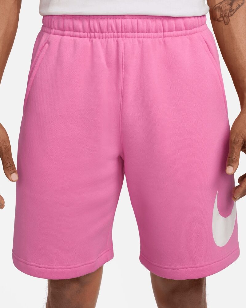 Nike Pantaloncini Sportswear Club Rosa e Bianco Uomo BV2721-675 XS