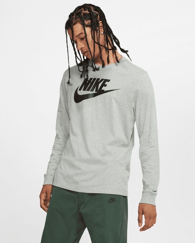 Nike Maglietta a maniche lunghe Sportswear Grigio Uomo CI6291-063 M