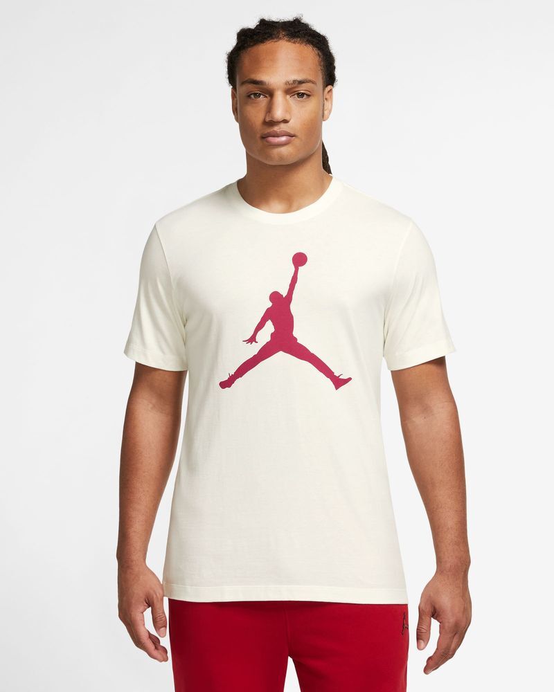 Nike Maglietta Jordan Rosso e Bianco Uomo CJ0921-133 S