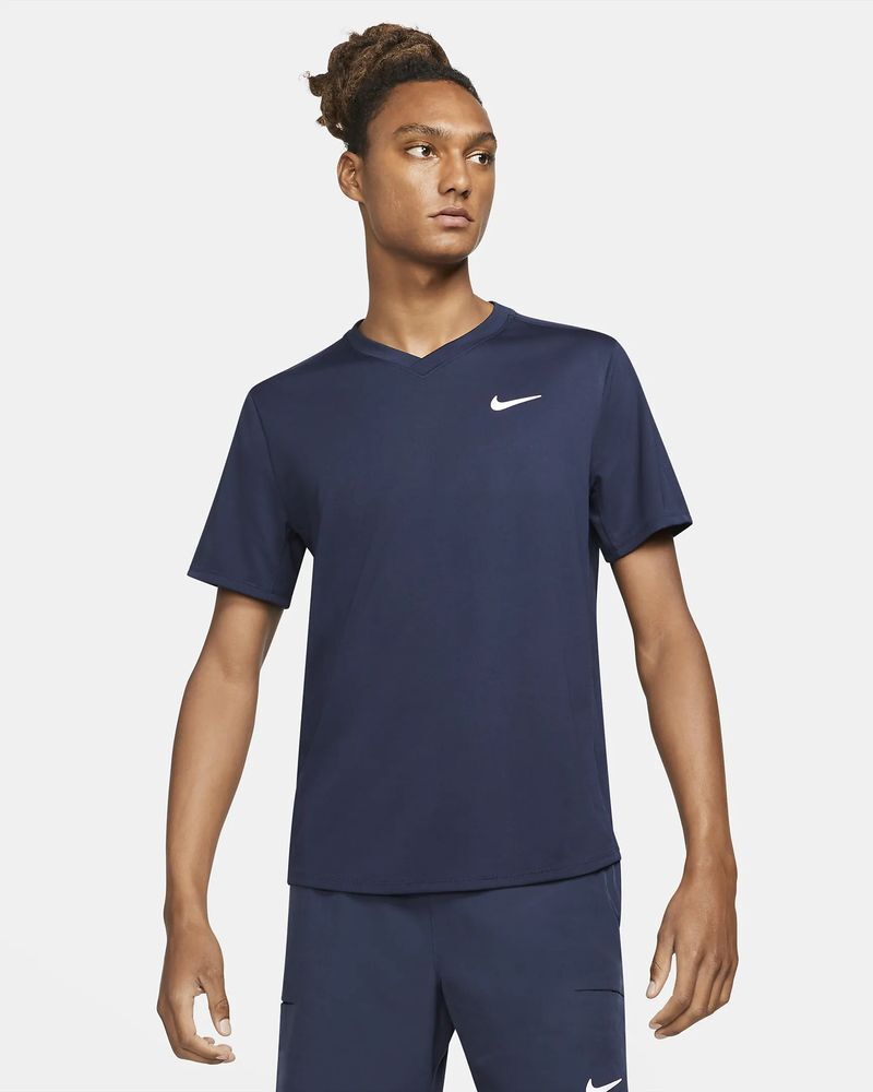 Nike Top da tennis Victory Blu Navy per Uomo CV2982-451 L