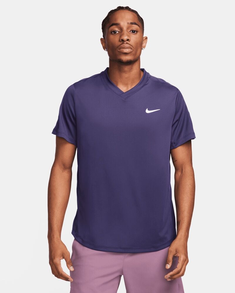 Nike Top da tennis Court Viola Uomo CV2982-555 L