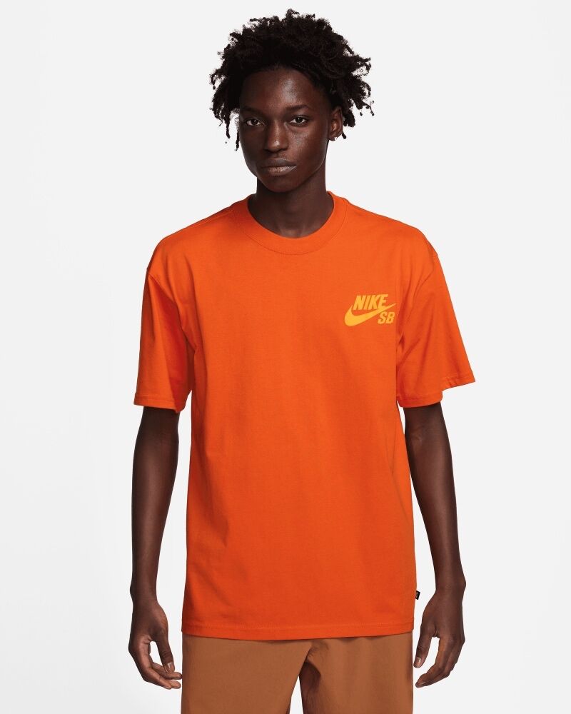Nike Maglietta SB Arancione Uomo DC7817-893 L