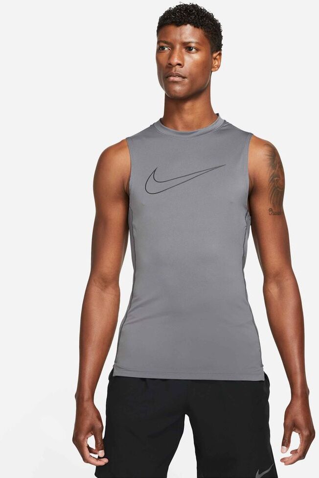 Nike Maglia compressione Pro Grigio per Uomo DD1988-068 L