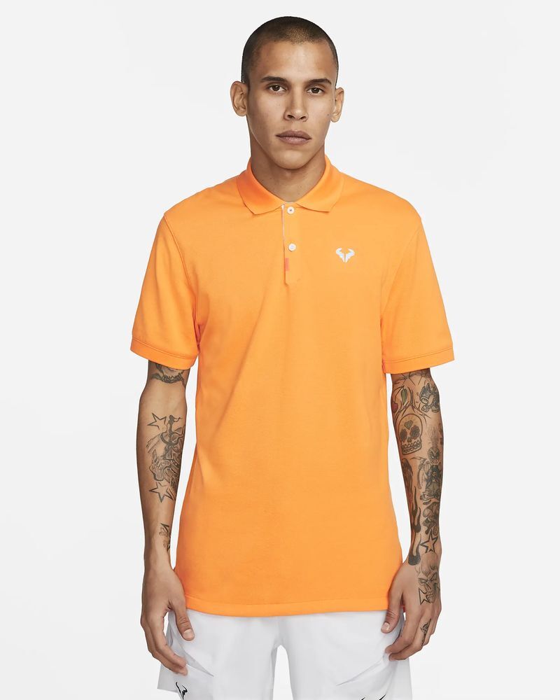 Nike Polo Rafa Arancia per Uomo DD8532-836 S