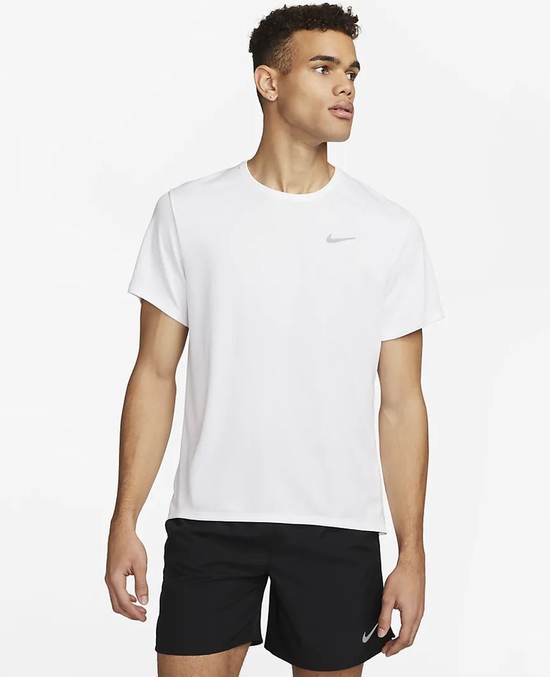 Nike Maglietta da running Miler Bianco per Uomo DV9315-100 XL