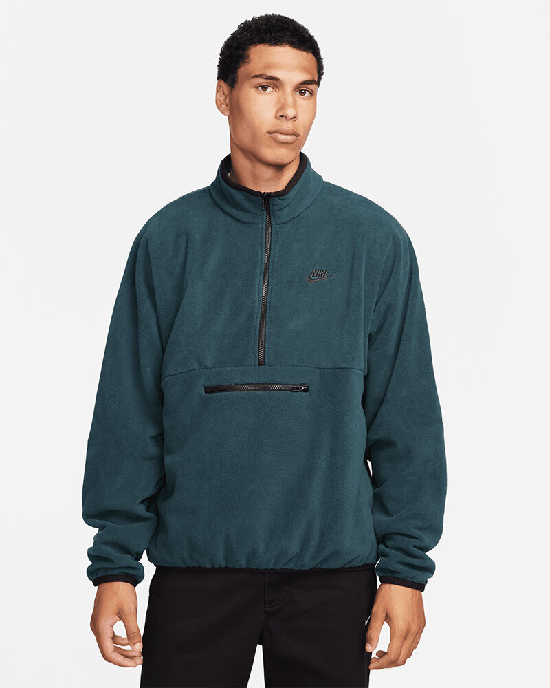 Nike Top 1/2 Zip Club+ Verde Uomo DX0525-328 XL