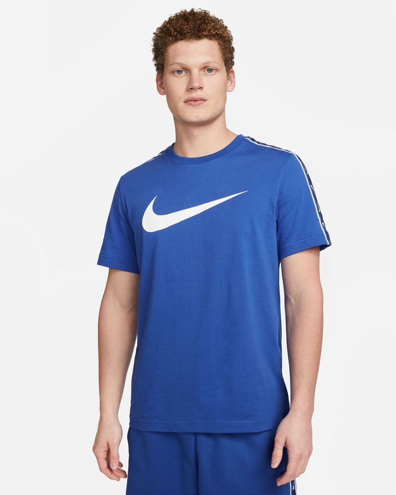 Nike Maglietta Repeat Blu Uomo DX2032-480 S