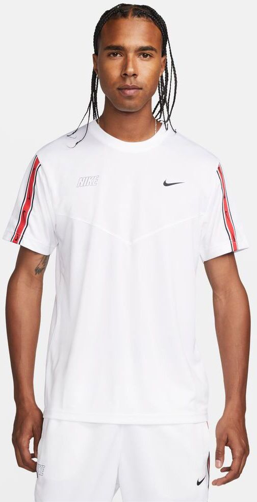 Nike Maglietta Repeat Bianco per Uomo DX2301-100 XS