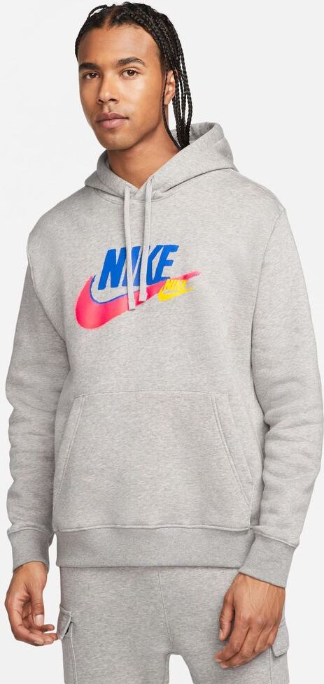 Nike Felpa con cappuccio Sportswear Grigio Uomo DZ2513-063 XS