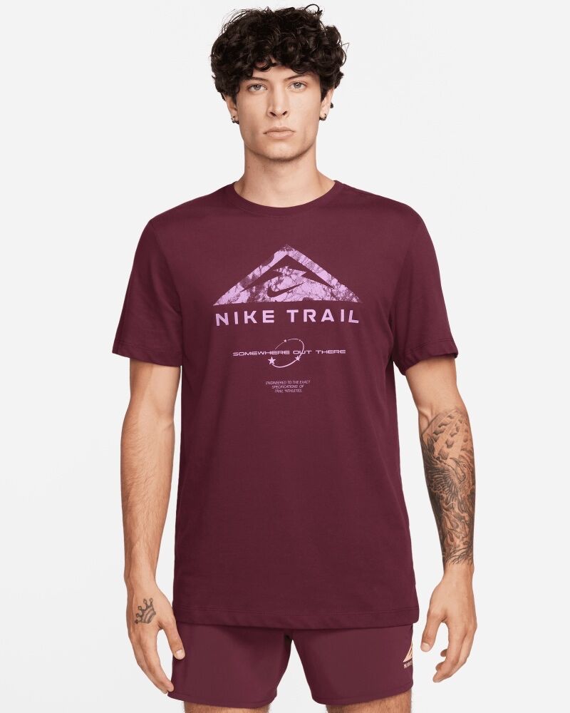 Nike Maglietta da trail Trail Bordeaux Uomo DZ2727-681 XL