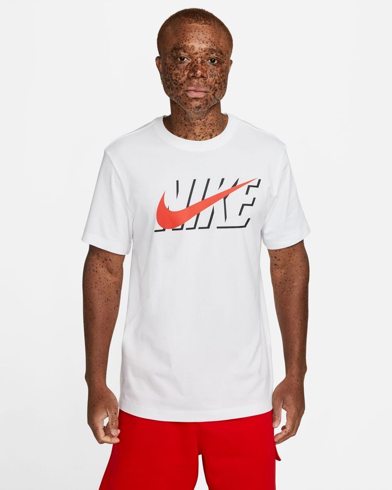 Nike Maglietta Sportswear Bianco Uomo DZ3276-100 S