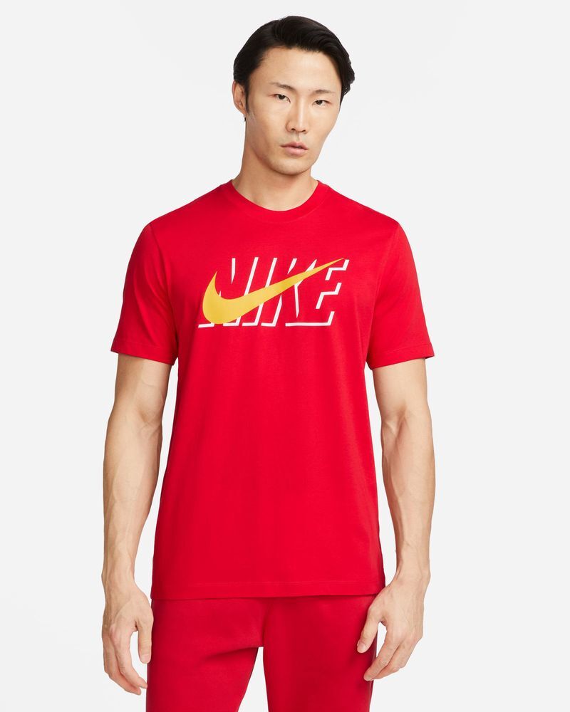 Nike Maglietta Sportswear Rosso Uomo DZ3276-687 L