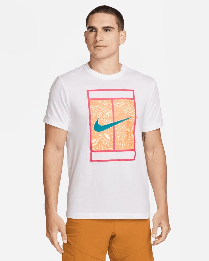 Nike Maglietta da tennis Court Bianco Uomo FJ1502-100 XL
