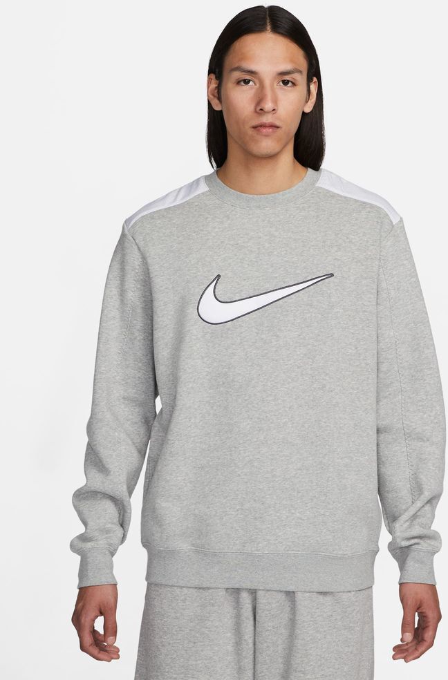 Nike Felpa Sportswear Grigio Uomo FN0245-063 XS