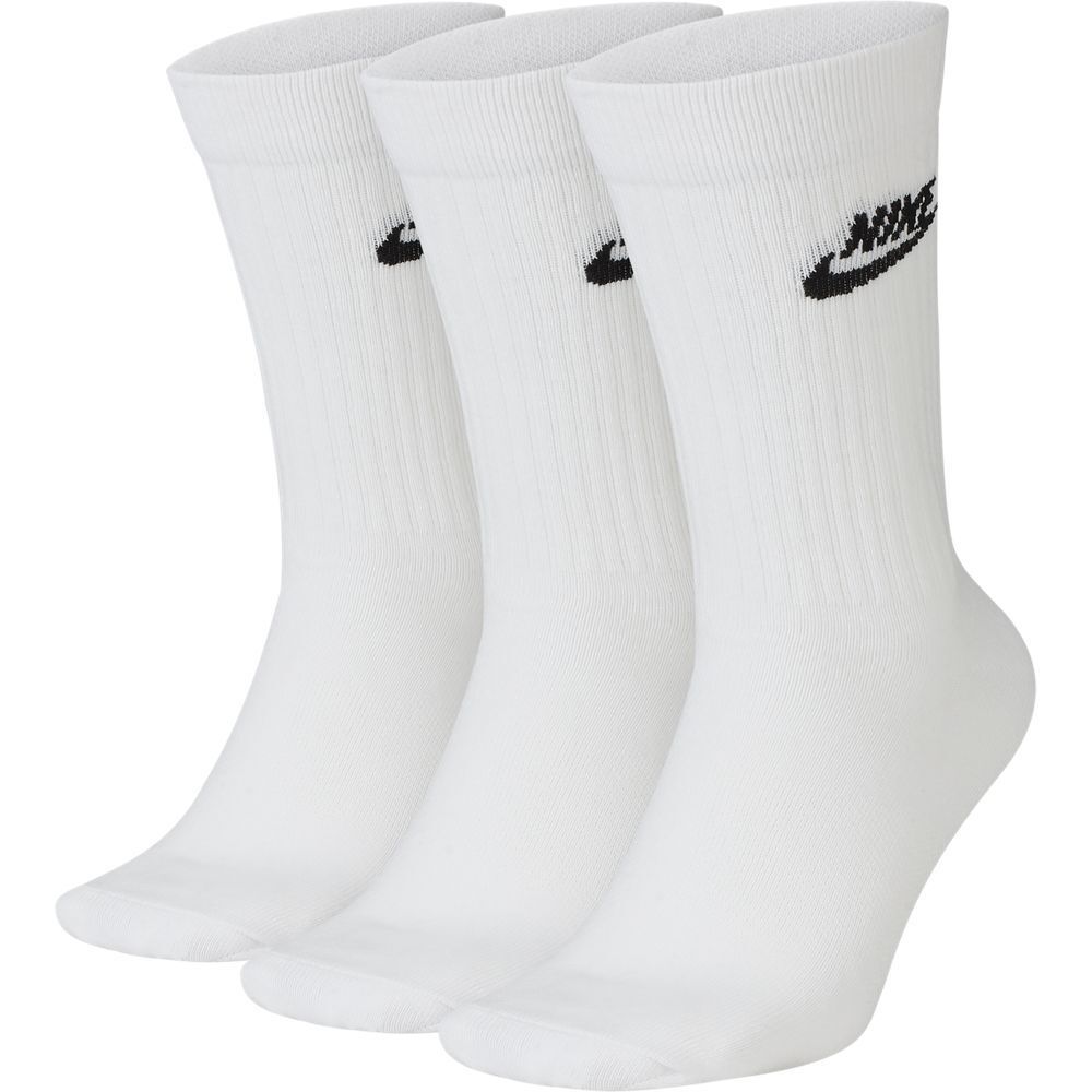Nike Set di 3 paia di calzini Sportswear Bianco Unisex DX5025-100 XL