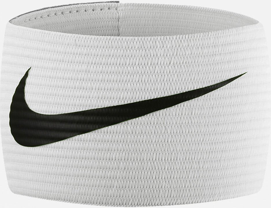 Nike Polsino da capitano Futbol Bianco e Nero Unisex NSN05-101 ONE