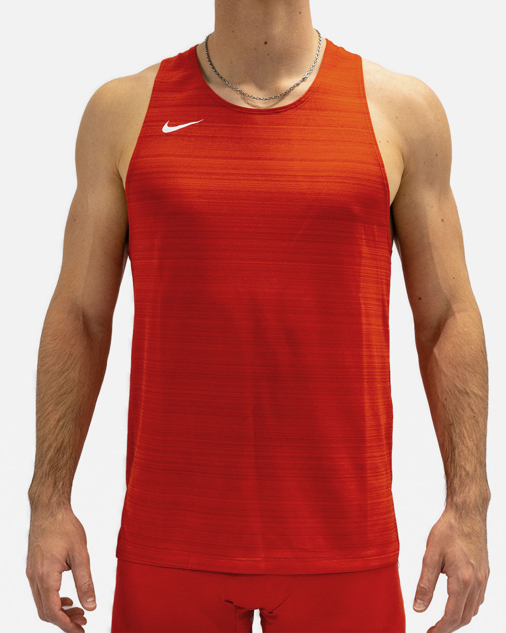 Nike Canotta da running Stock Rosso Uomo NT0300-657 M