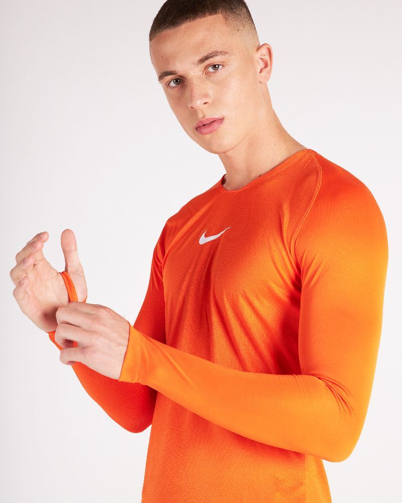 Nike Maglia Tight Fit Park First Layer Arancione Uomo AV2609-819 S