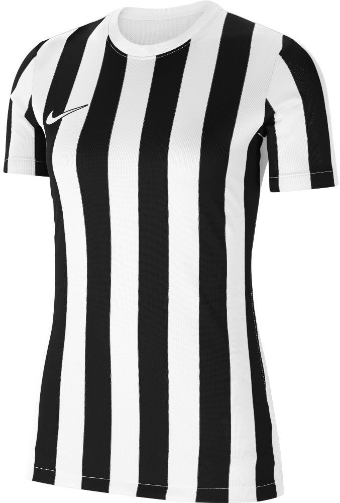 Nike Maglia Striped Division IV Bianco e Nero per Donne CW3816-100 XS